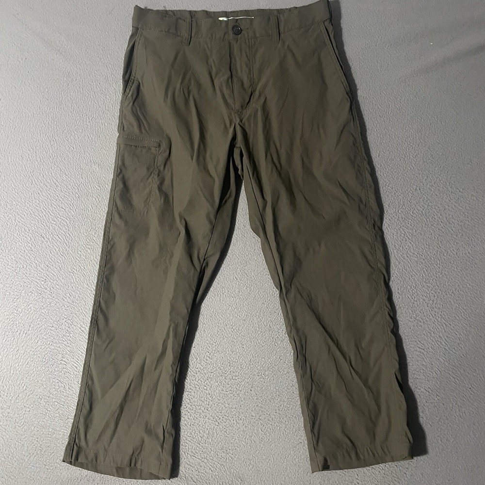 LB Tech Nylon Hiking Pants Men Size 32 Brown Outdoor Gorpcore Basic Everyday